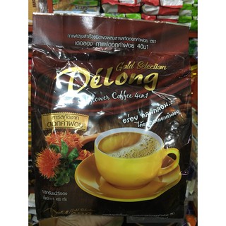 กาแฟ Delong ดอกคำฝอย 450 กรัม25ซอง