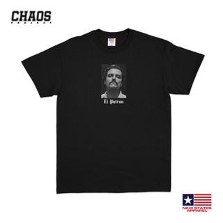 เสื้อยืดโอเวอร์ไซส์Narcos - El Patron Pablo Escobar | เสื้อยืด พิมพ์ลายภาพยนตร์S-4XL