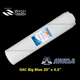 ไส้กรองน้ำ GAC Carbon Big Blue 20 นิ้ว x 4.5 นิ้ว ANGELS