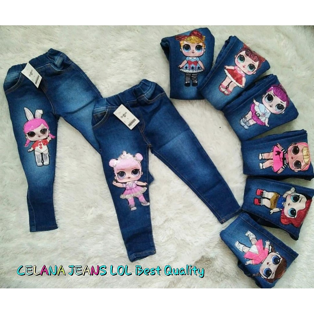 1-5t (LOL JEANS TROUSERS) กางเกงเด็กผู้หญิง Oshkosh