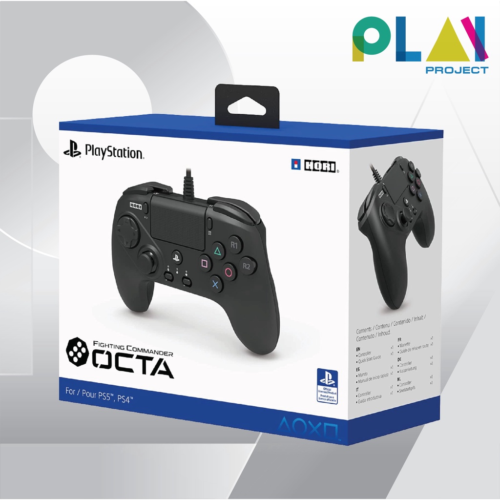 [ลดสูงสุด 1,000.- เก็บโค้ดในแชท] จอย Hori Fighting Commander OCTA PS5/PS4/PC [มือ1]