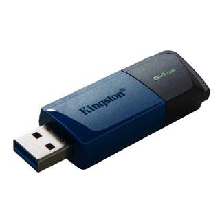 KINGSTON 64GB USB3.2 Gen 1 DataTraveler Exodia M (Black + Blue) MS2-000944 แฟลชไดรฟ์