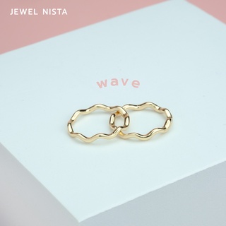 JEWEL NISTA wave ring แหวนเงินแท้