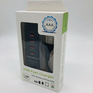 ปลั๊กไฟ USB FAST CHARGER 4 PORT