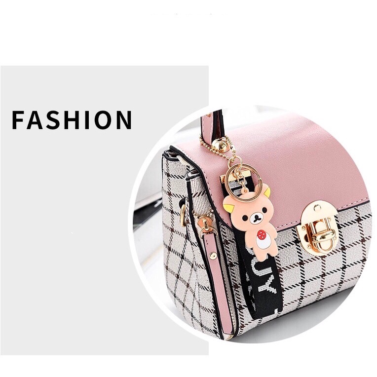 กระเป๋าสะพายแฟชั่น ถือสำหรับผู้หญิง ใบเล็กน่ารัก ตรงปก แน่นอน  ba-1 Size : 20*11*15 - รูปที่ 6