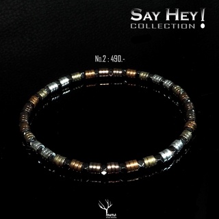 สร้อยข้อมือ " เฮมาไทต์ Hematite " มีหลายดีไซน์ กำไลหินนำโชค เสริมโชค