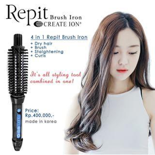 Repet Professional เครื่องม้วนผมลอนไฟฟ้า Natural Ion Therapy - Black