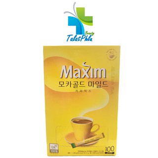 กาแฟเกาหลี แมกซิม Maxim Mocha Gold Mild [1 กล่อง/100 ซอง]