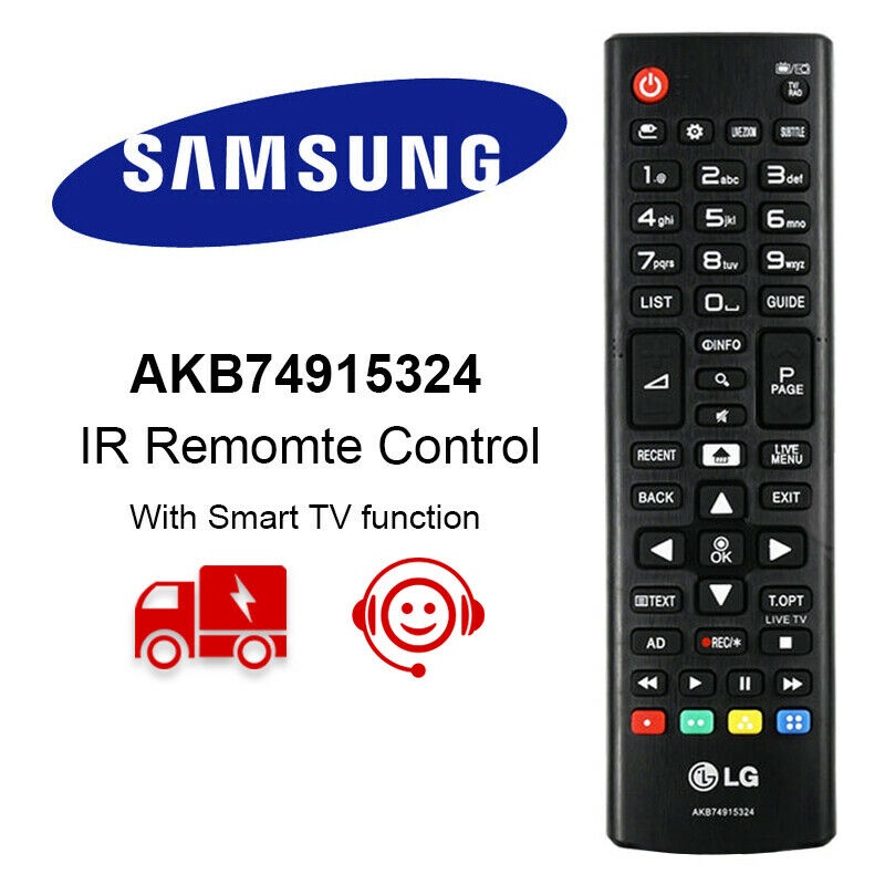 ลูกชายของแท้สากล74915324 รีโมทคอนโทรลสําหรับ LCD TV AKB ทุกรุ่น74915310  ลูกชาย74915305 49UH6509, 49