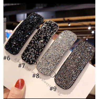 กิ๊บติดผมเกาหลีปลาดาว Rhinestone Full Diamond Square Clip
