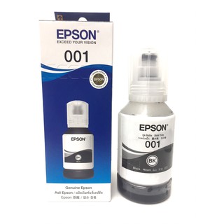 หมึกแท้ EPSON 001 BACK สำหรับรุ่น   L4150,L4160,L6160,L6170,L6190 แท้ 100%