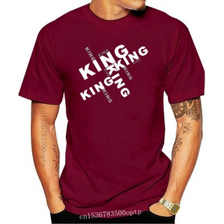 [S-5XL] เสื้อยืดคู่รัก พิมพ์ลาย King Queen His and Hers สําหรับผู้ชาย 2022