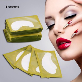 50Pairs ที่น่าสนใจภายใต้ Eye Gel Patches Lint ฟรีผ้าขนตา Lash Extension Beauty Tool