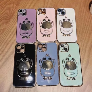 Samsung S10 Plus Note 10 Note 10 Plus Note 20 S20 S20 Plus J6P J6+ J6P 2018 J4P J4+ J4 Prime ขอบตรง 90° ขายึดเป็ด เคสโทรศัพท์ชุบไฟฟ้า