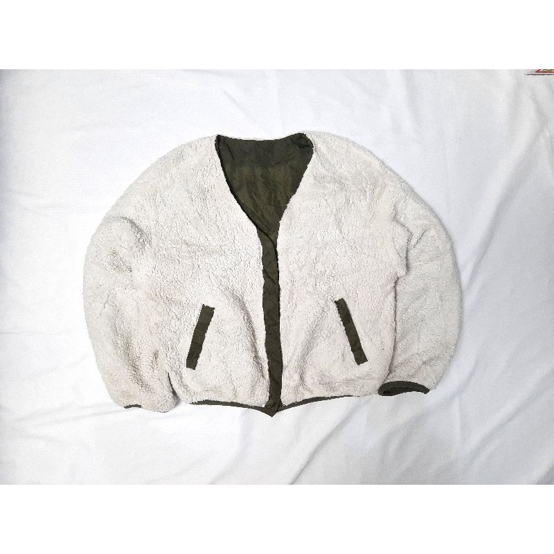 แจ็คเก็ต SHERPA ธรรมชาติ COUTURE SHERPA แจ็คเก็ตย้อนกลับ