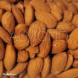 อัลมอนด์อบ USA 500และ200กรัม ตราPatta อบเกลือ อบธรรมชาติ อบเนย almond อัลมอนด์