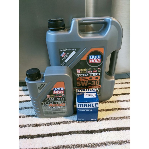 แถมเสื้อ ❤️ชุดถ่ายน้ำมันเครื่องMini Cooper//Land Rover Evoque 2.2D LIQUI MOLY TOP TEC4200 5w-30