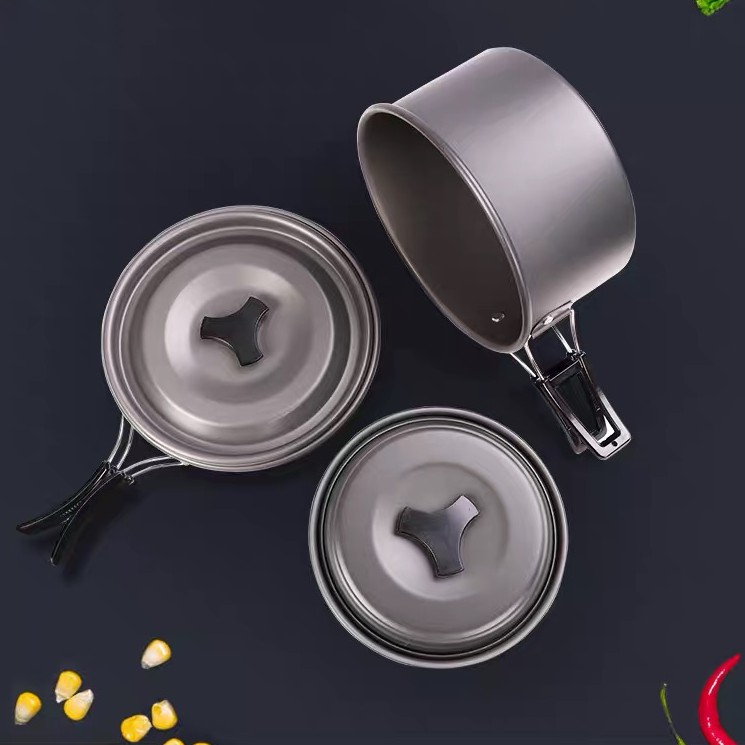 CAM_อุปกรณ์แคมป์ปิ้ง ชุดครัว Outdoor  Cooking Set ชุด แคมป์ปิ้งสำหรับ2-3คน SY-300 หม้อสนาม  Camping