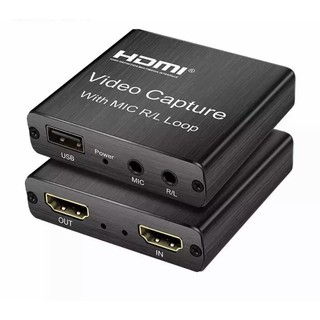 4K HDMI Video Capture Card 1080Pการ์ดเกมจับภาพUSB 2.0เครื่องบันทึกอุปกรณ์สำหรับที่ถ่ายทอดสดการบันทึกวิดีโอ