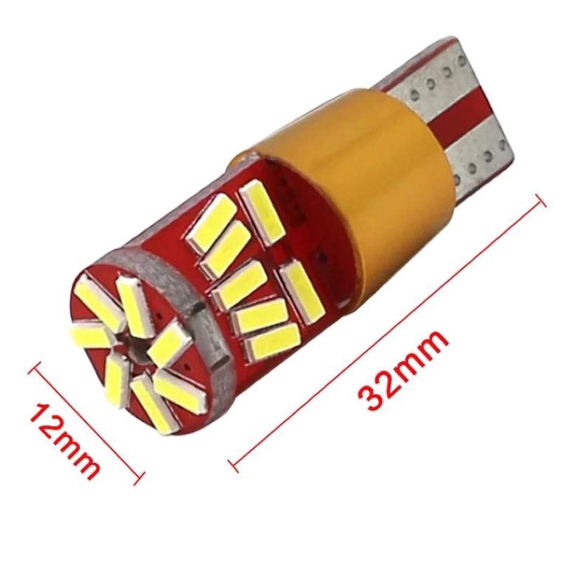 ต่อ1คู่ ไฟหรี่21ดวง T-10 12v-24v ใช้ได้ทั้งรถบรรทุก รถยนต์รถจักรยาน