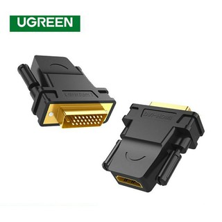 Ugreen HDMI to DVI 24 + 1 อะแดปเตอร์ Female to Male 1080 P HDTV DVI