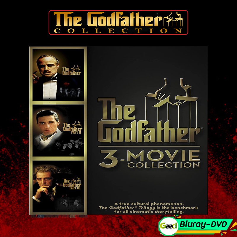 หนังเก่าน่าเก็บ The Godfather Trilogy dvd หนังราคาถูก  พากย์ไทย/อังกฤษ/มีซับไทย มีเก็บปลายทาง