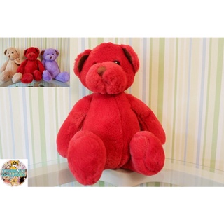 🐻ตุ๊กตาหมีเท็ดดี้นุ่มนิ่มสีแดง❤️