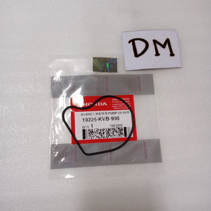 ฝาครอบปั๊มน้ําปะเก็น Oring ปั๊มน้ําขนาดเล็ก Vario 19226-KVB-900 Original Honda