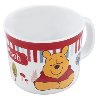 Water glass MELAMINE MUG FLOWERWARE POOH WOODLAND 3” Tableware Kitchen equipment แก้วน้ำ ถ้วยหู FLOWERWARE POOH WOODLAND