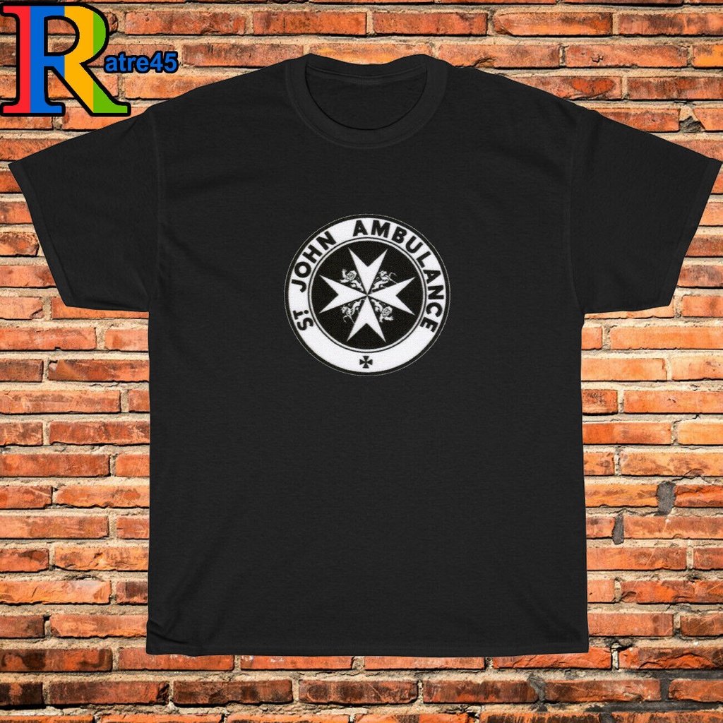 Mens Pure Cotton Short Sleeve Dr Who St John Abulance