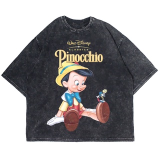 เสื้อยืดโอเวอร์ไซซ์ PINOCCHIO WASHING VINTAGE TEE (เสื้อยืดซักได้)