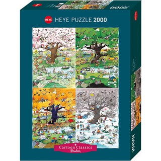 จิ๊กซอว์ 2000 pc PUZZLE HEYE - 4 SEASONS (Blachon)