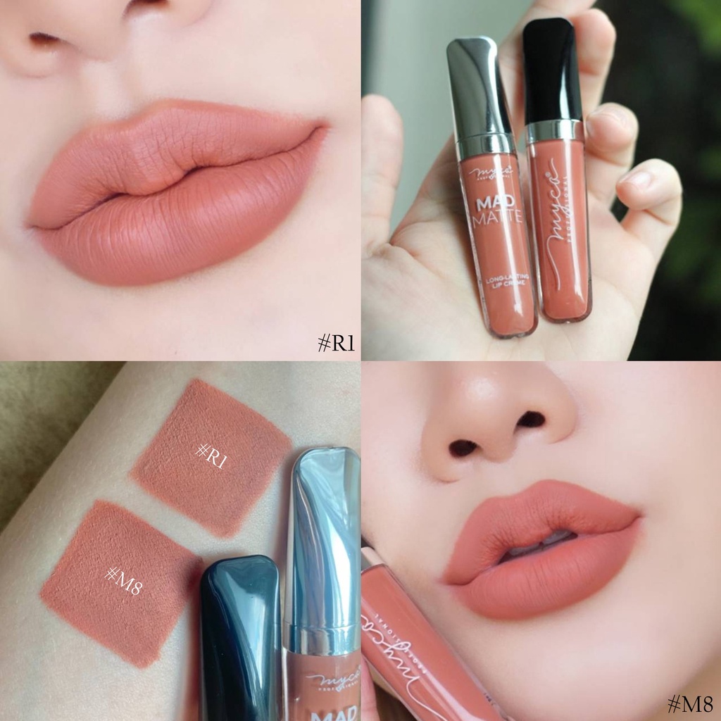 เซตคู่ ได้ 2 แท่ง สุดคุ้ม MYCA Madematte กลอสเนื้อแมทท์ สายฝอ ซื้อเป็นคู่ ประหยัดกว่า แท้ 100 %