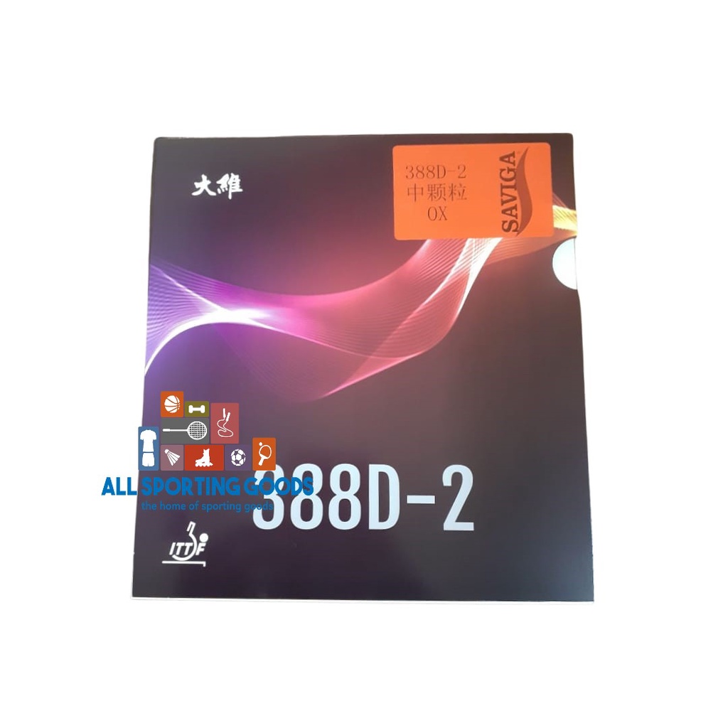 Dawei 388D-2 ยางปิงปอง Long Dot