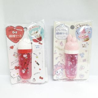 Sanrio cotton bud holder ลิขสิทธิ์แท้ Kitty My melody ที่ใส่คอตตอนบัด คิตตี้ มายเมโลดี้