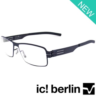 Fashion แว่นตา รุ่น IC BERLIN 021 C-1 สีดำ Yevgeny G กรอบแว่นตา สำหรับตัดเลนส์ ทรงสปอร์ต วัสดุ สแตนเลสสตีล ขาข้อต่อ