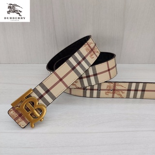 เข็มขัด Burberry ! พร้อมส่ง เข็มขัดหนังลําลอง คุณภาพสูง สําหรับผู้ชาย และผู้หญิง