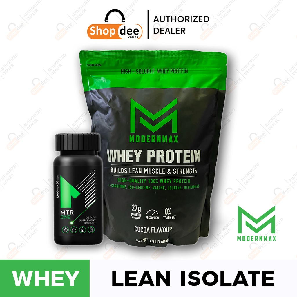 Modernmax Whey Isolate Protein Cocoa 1.5 Lb. Cocoa 1.5 Lb. shopdee