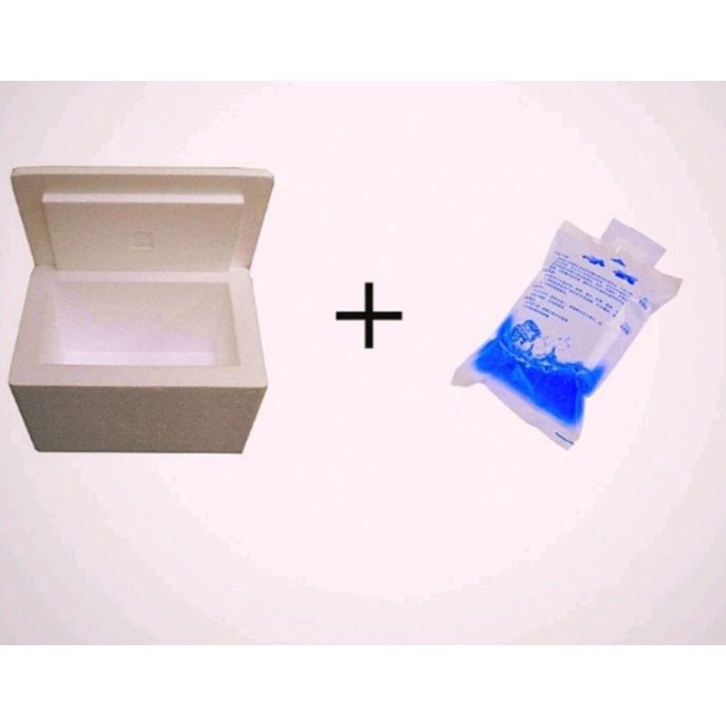 ADD ON - Gabus Putih / Cooler Box / Polystyrene Ice Box + Ice Pack