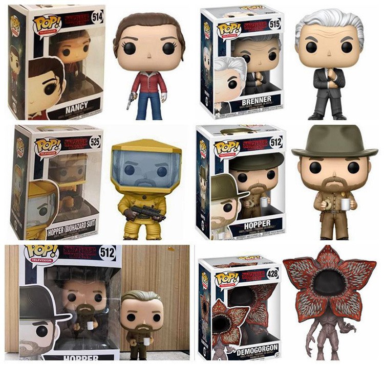 boneco pop funko stranger things