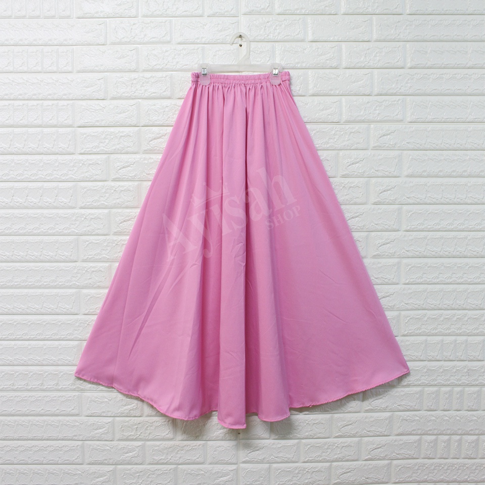 Skirt woman กระโปรงยาวทรงบาน สินค้ายอดนิยม กระโปรงมุสลิม เนื้อผ้าไหมอีตาลีแท้เกรดเอ  กระโปรงแฟชั่น SK-A2-0