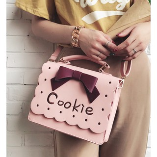 (Pre) กระเป๋าขนม cookie สวยหวานงานปักน่ารักมาก กระเป๋าสะพาย กระเป๋าน่ารัก ขนมคุกกี้ กระเป๋าคุกกี้ คอสเพลย์ lolita โลลิ