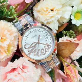 Guess นาฬิกาหรู แถมฟรีกล่องหมอนร้าน ฟรีผ้าเช็ด พร้อมเซ็ทเวลา