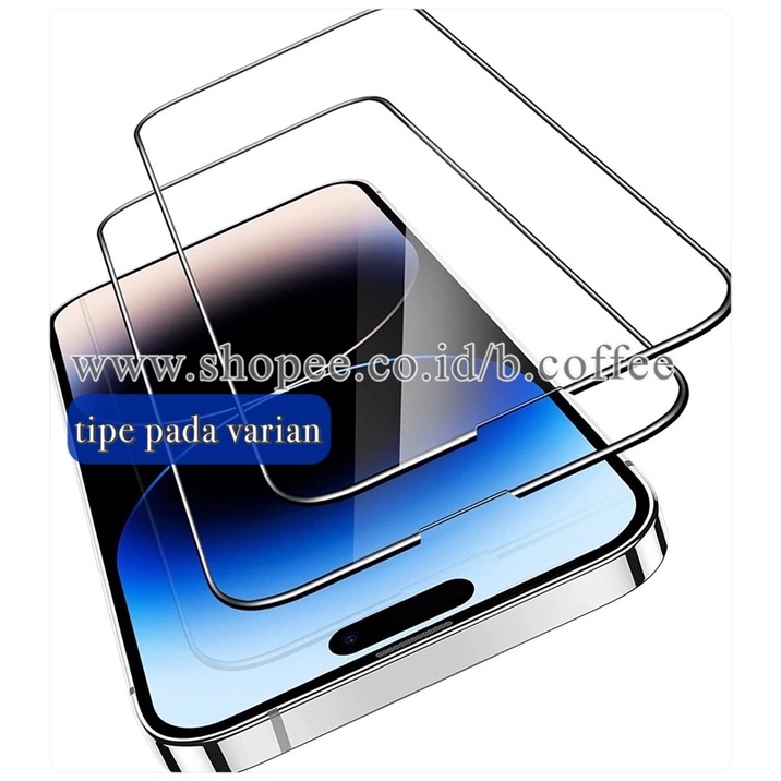 ฟิล์มกระจกนิรภัยแบบเต็ม IPHONE 17 AIR 16 15 14 13 12 11 PRO MAX PLUS MINI / X XR XS MAX / 8 7 6s 6 P