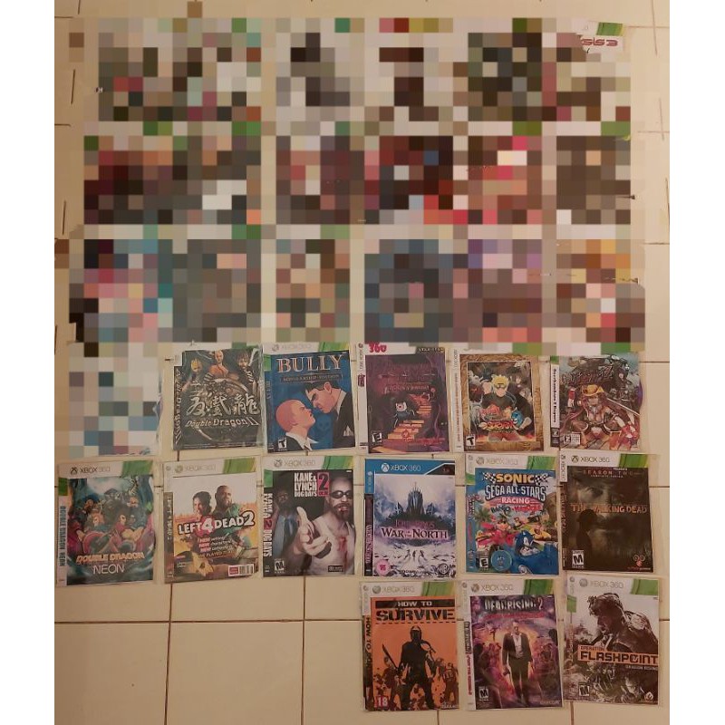 เเผ่นเกมxbox 360(LT2,LT3เเละRGH)*used* ชุดที่2