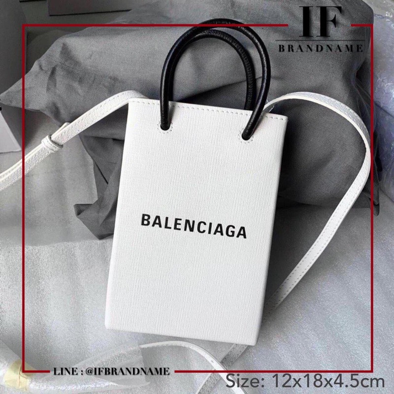 NEW Balenciaga Shopping Phone Bag พร้อมส่ง