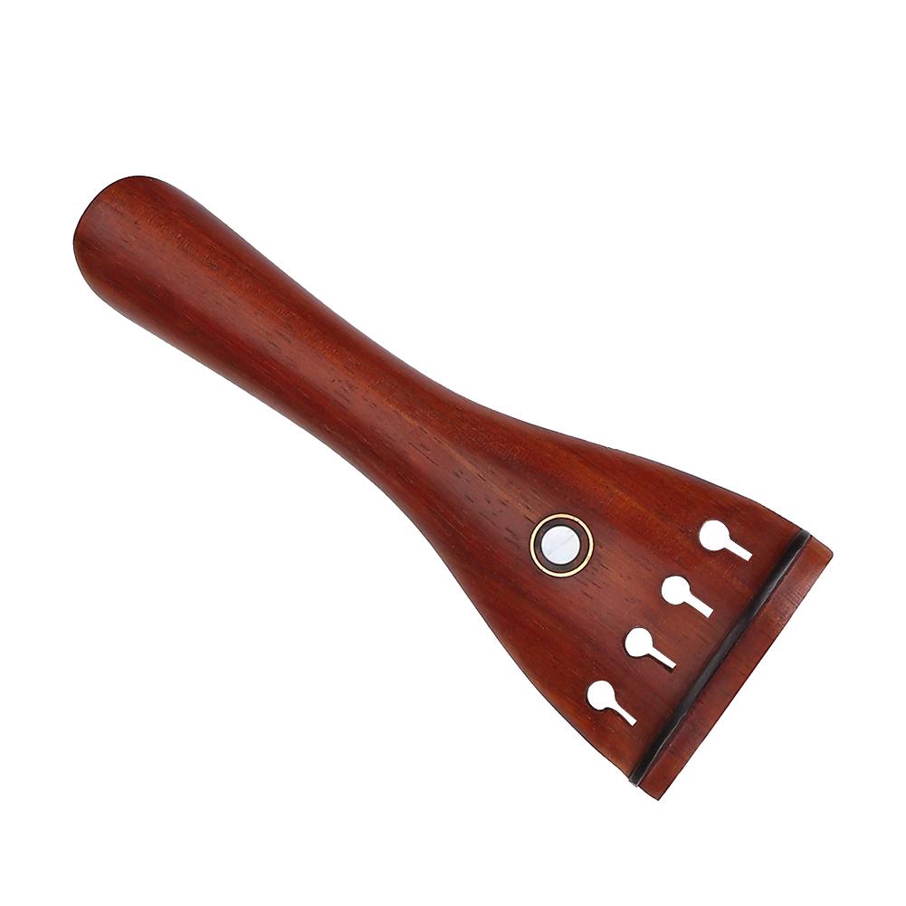 1Set Van 4/4 Viool Buxus Fittingen Viool Onderdelen Pinnen Met Ebbenhouten Bal Staartstuk Chinrest Eindpin