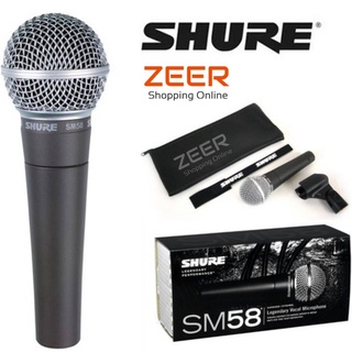 Shure SM58 Vocal Microphone Dynamic Microphone ไมโครโฟนใช้พูด ไมค์ร้องเพลง ใช้ร้องเพลง, ร้องประสานเสียง, ราคาไมค์ shure