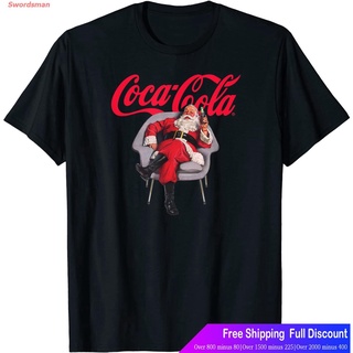 Swordsman เสื้อยืดผู้ชายและผู้หญิง Coca Cola Santa T-Shirt Mens Womens T-shirts