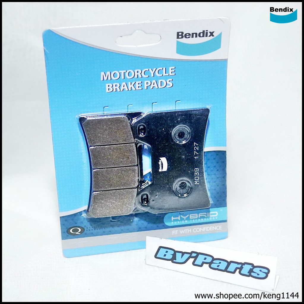 Bendix General CT MD39 FA244 (F) ผ้าเบรกมอเตอร์ไซต์ Brembo Ducati Monster 796, Multistrada, StreetFi